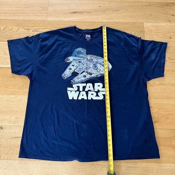 Jerry Leigh Star Wars Millennium Falcon Tee in Navy Blue - Picture 9 of 10